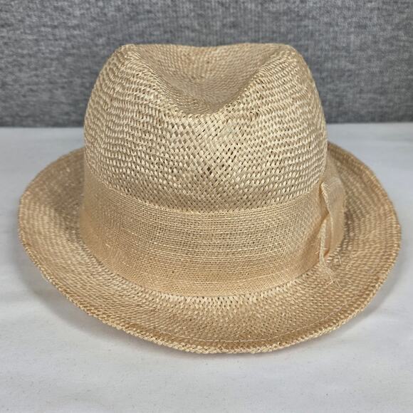 LAUREN RALPH LAUREN WOMEN’S STRAW FEDORA – NATURAL WOVEN STYLE WITH RIBBON BAND main image 10
